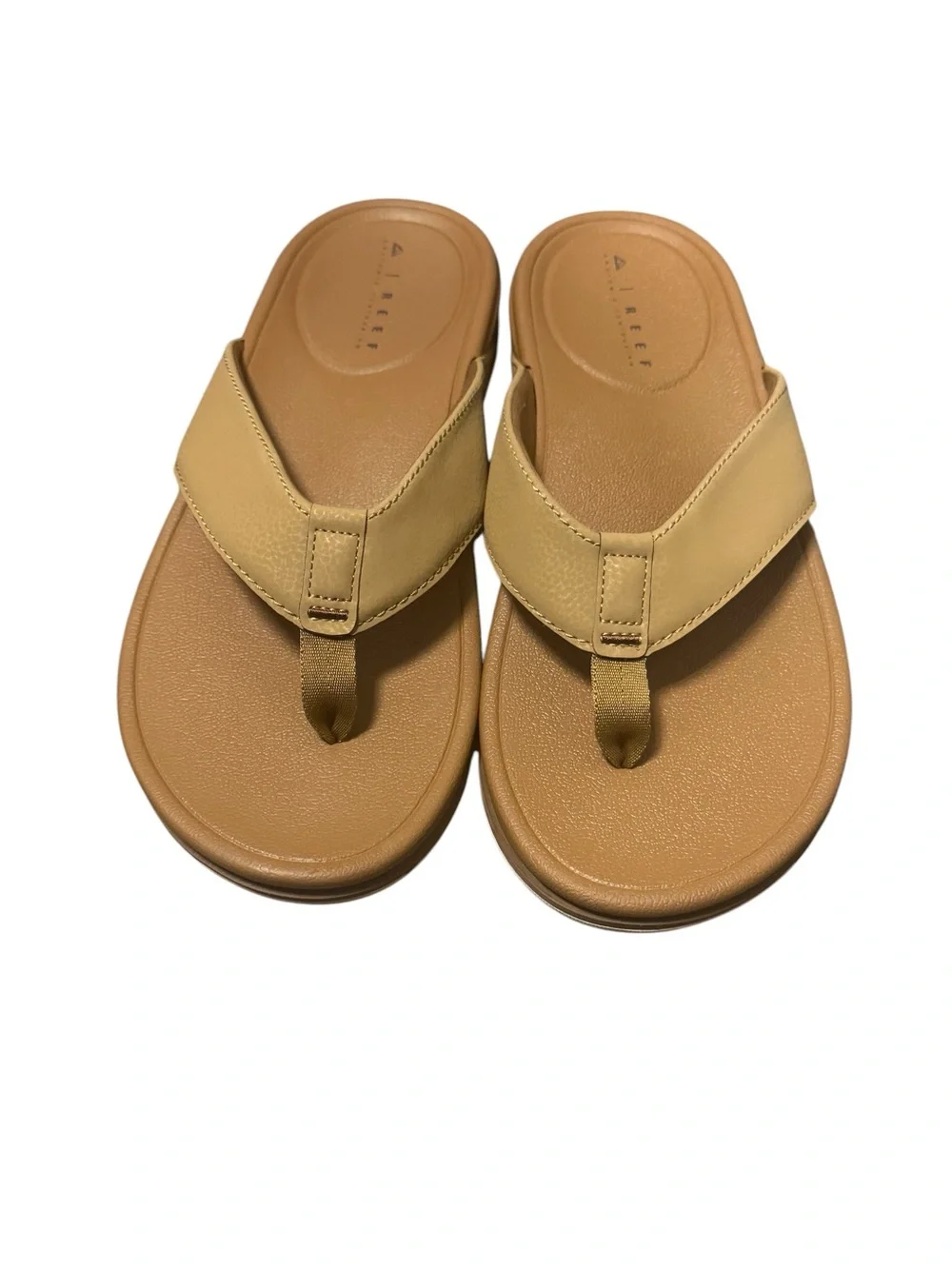 Reef Men's Phantom Cushion Bonzer Sandals Tan Flip Flops Size 11